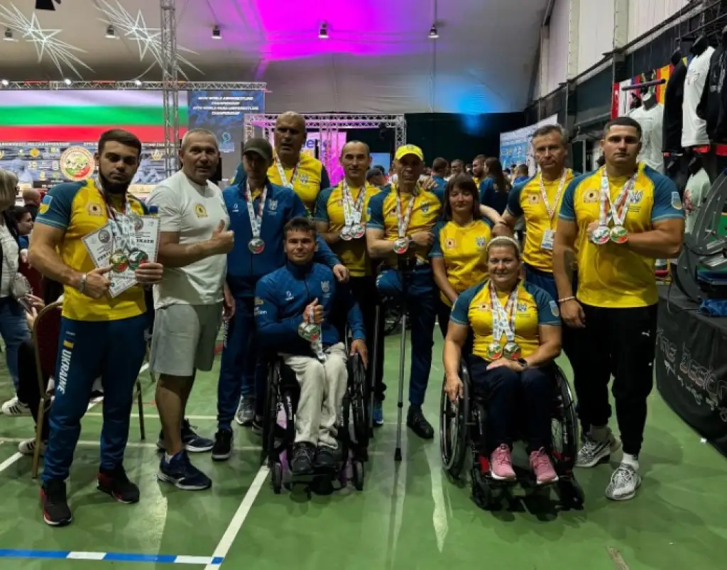 Сумські параармрестлери вибороли шість медалей на чемпіонаті світу