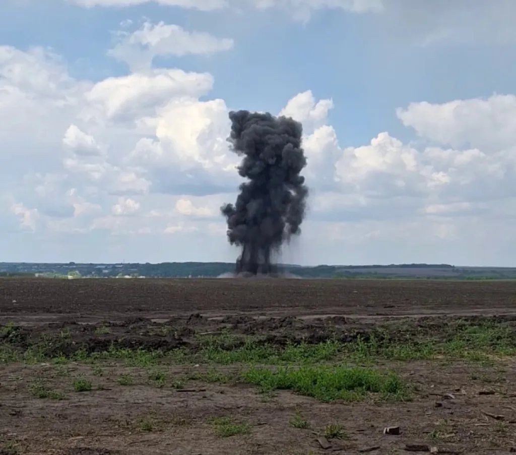 На Сумщині прикордонні сапери ліквідували ворожий дрон із вибухівкою