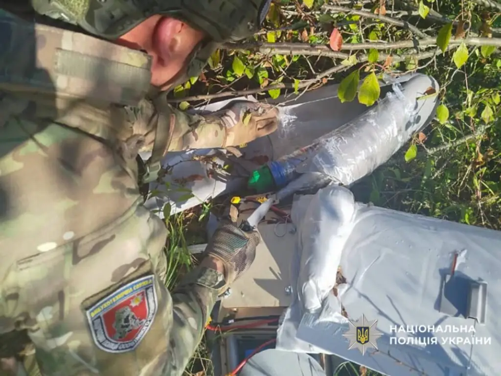 На Сумщині поліцейські вибухотехніки знищили бойову частину збитого російського дрона