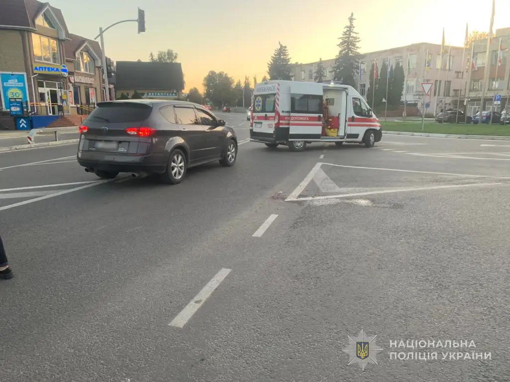У Тростянці нетверезий водій збив дівчину на пішохідному переході
