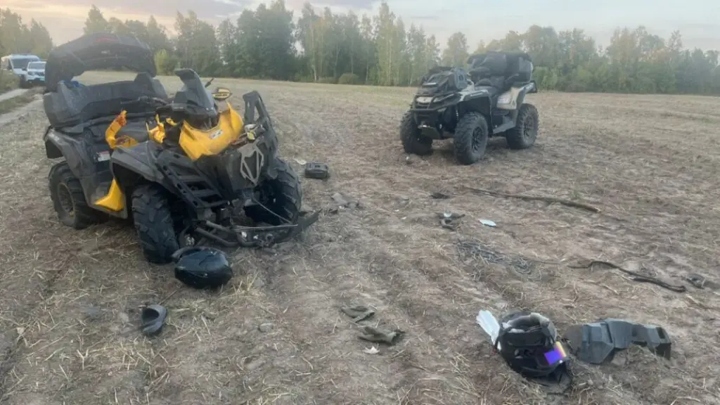На Сумщині зіткнулися два квадроцикли: одна людина загинула, інша в лікарні