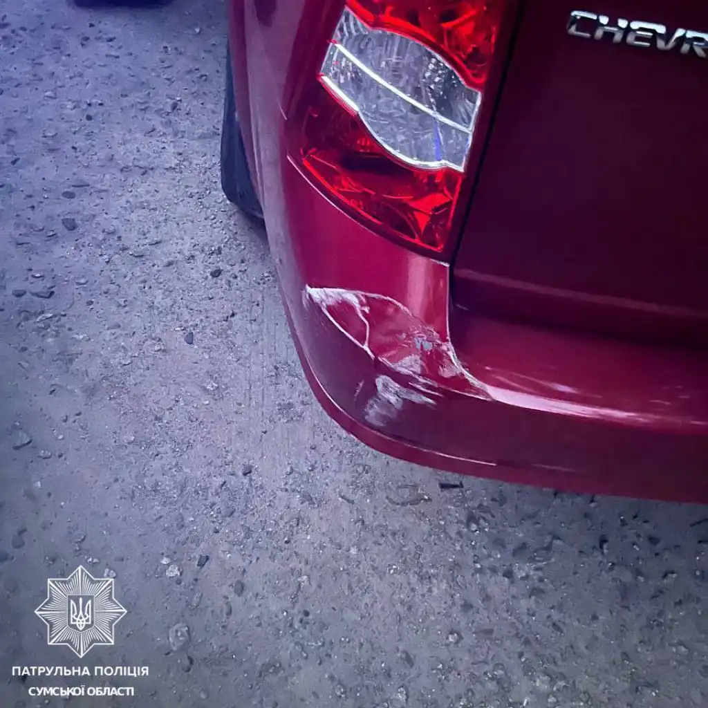 У Сумах нетверезий водій спричинив ДТП та намагався втекти