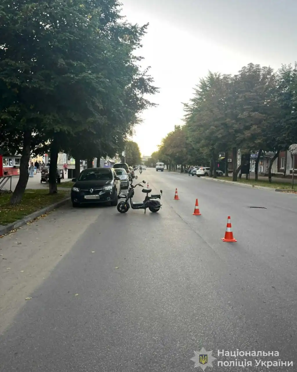 У Шостці жінка на електровелосипеді потрапила в ДТП через необережність водія