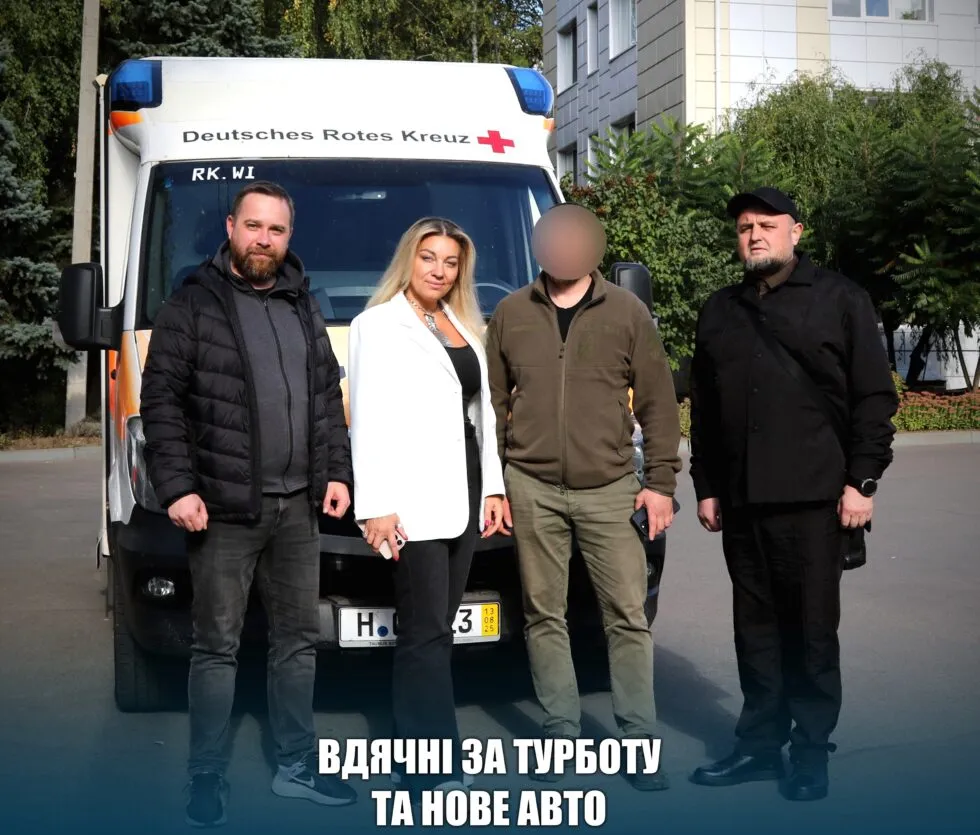 Новий автомобіль Mercedes поповнив автопарк Центру екстреної медичної допомоги Сумщини