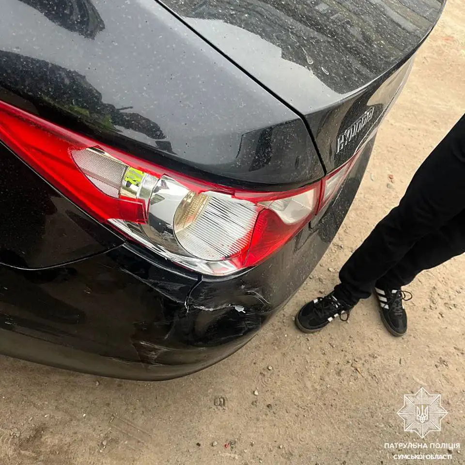 У Сумах на вулиці Холодноярської сталася ДТП за участю Hyundai та Mercedes