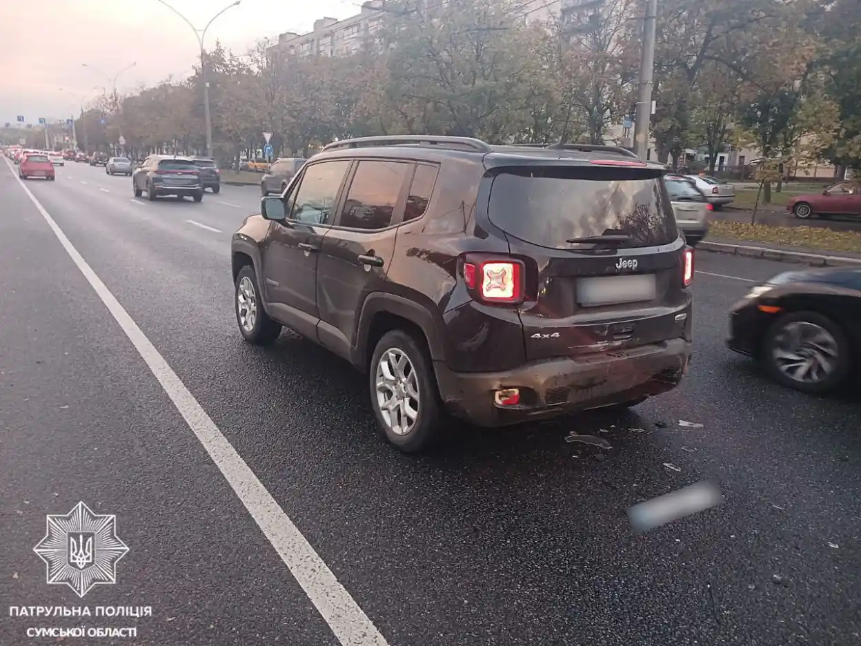 У Сумах п’яний водій спричинив ДТП і втік з місця події