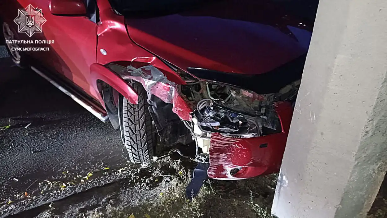 У Сумах на вулиці Героїв Крут внаслідок ДТП постраждав чоловік