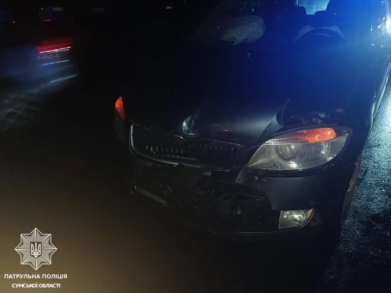 У Сумах через недотримання дистанції сталася ДТП за участі трьох автомобілів