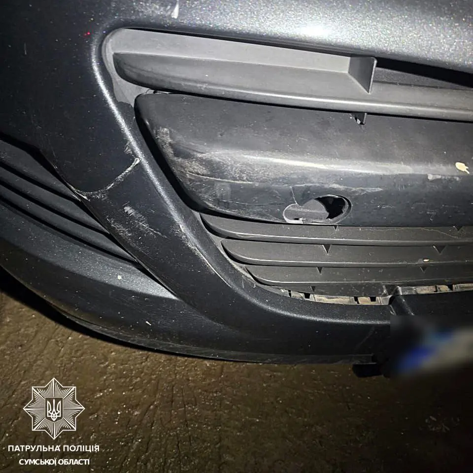 У Сумах водійка Renault спричинила ДТП під час руху заднім ходом