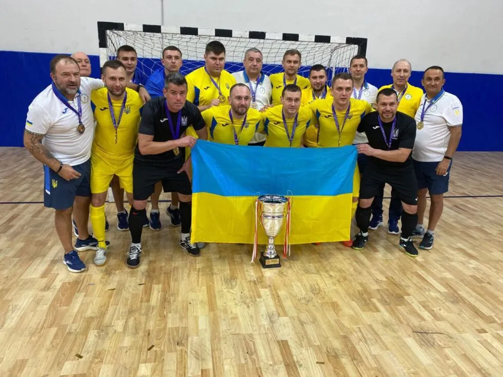 Українська збірна з вадами зору здобула світову першість з футзалу