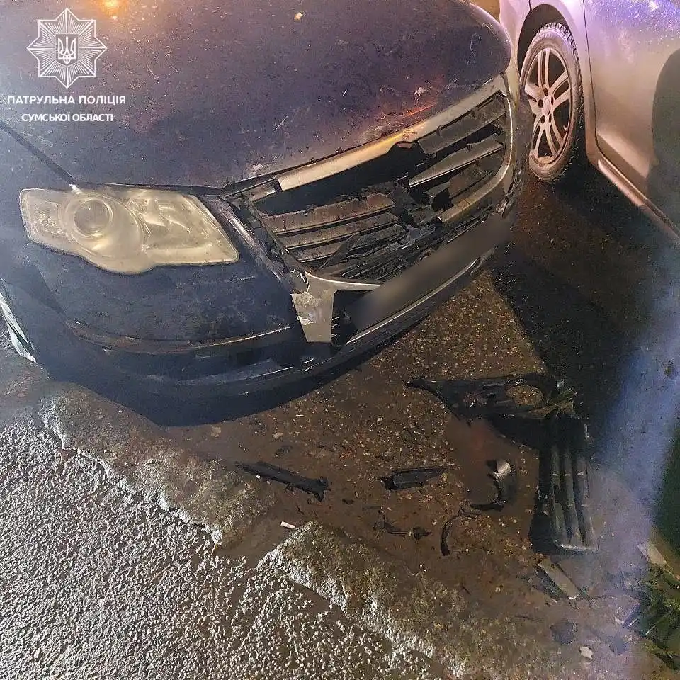 У Сумах на вулиці Металургів зіткнулися два автомобілі