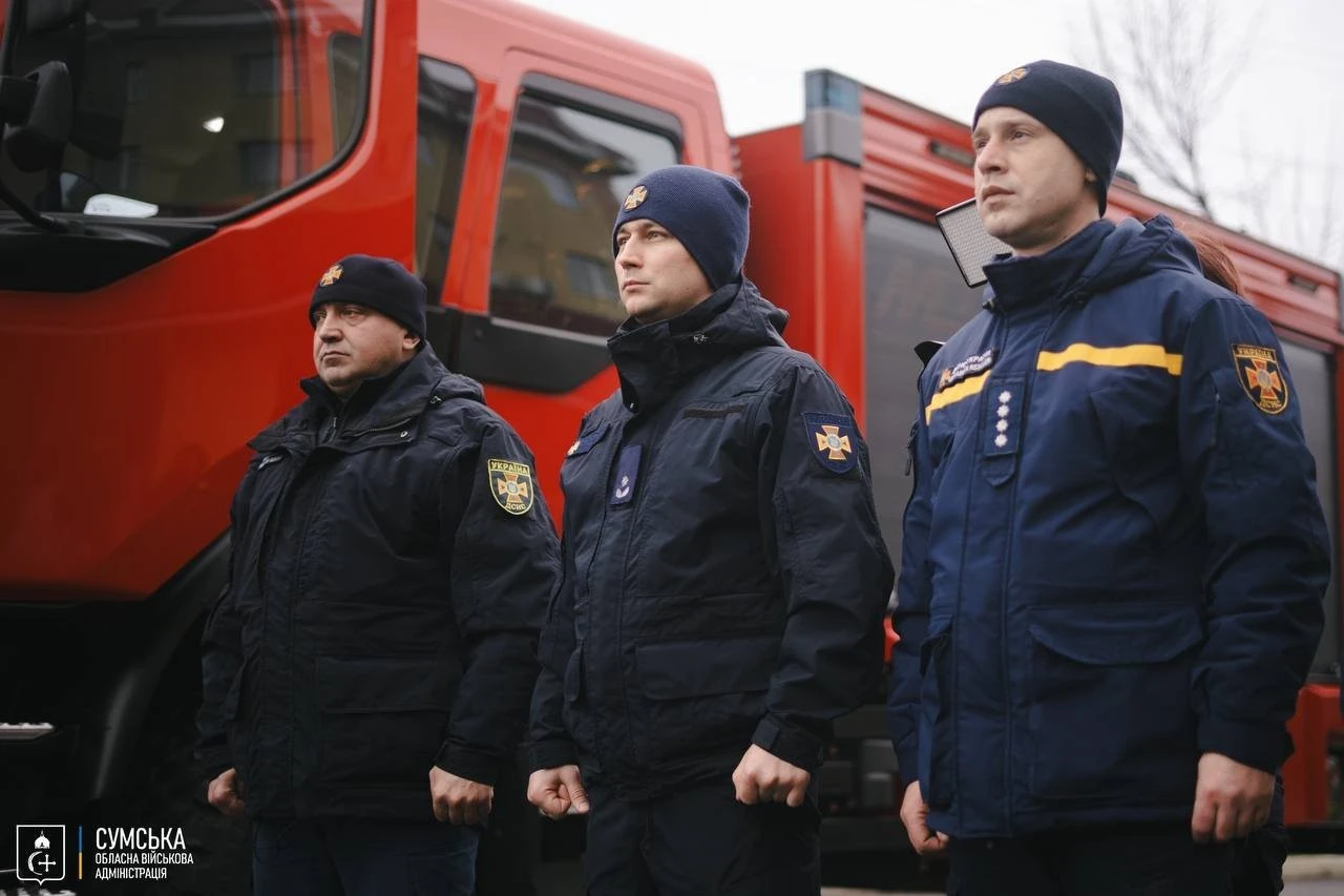 Сумщина посилила свій рятувальний флот завдяки пожежному авто з Польщі