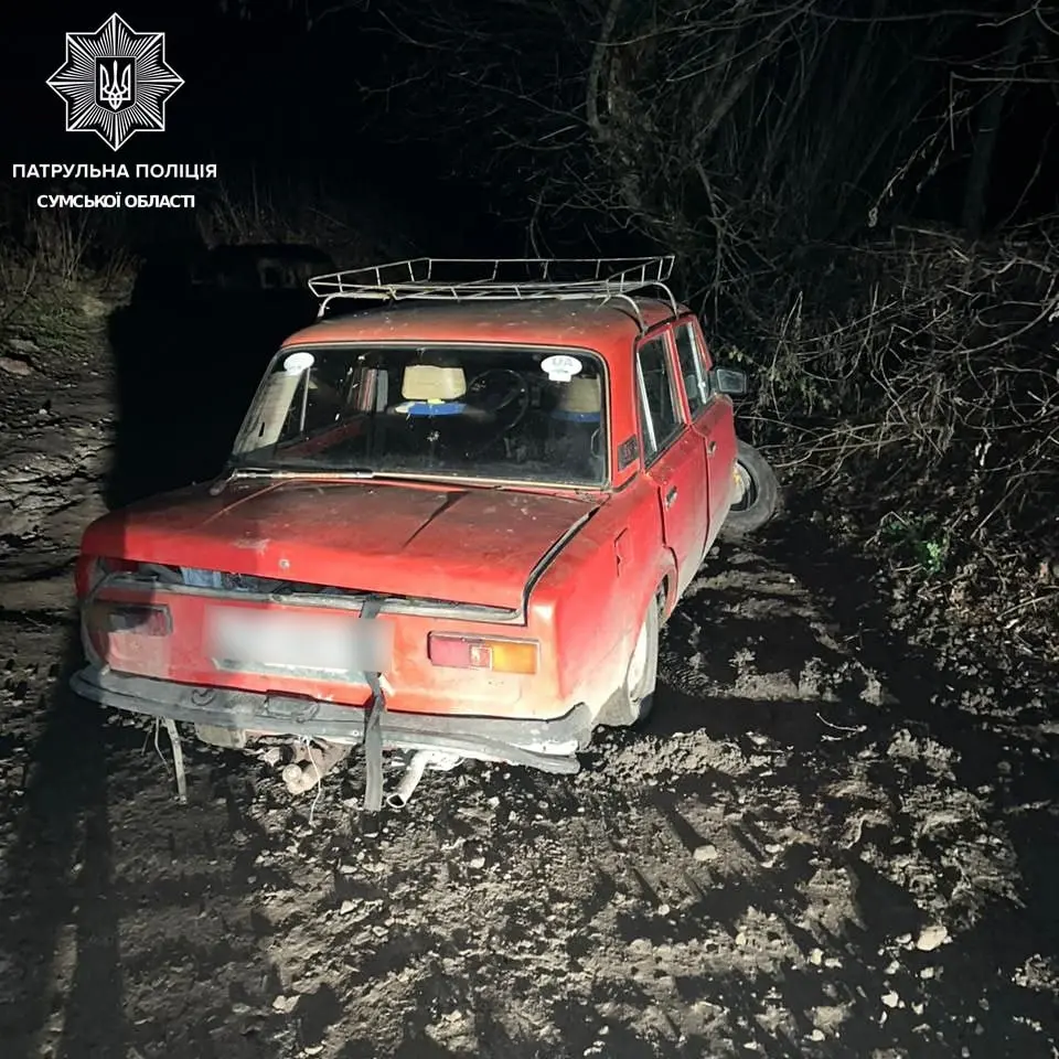 У Сумах нетверезий водій влаштував ДТП і втік з місця пригоди