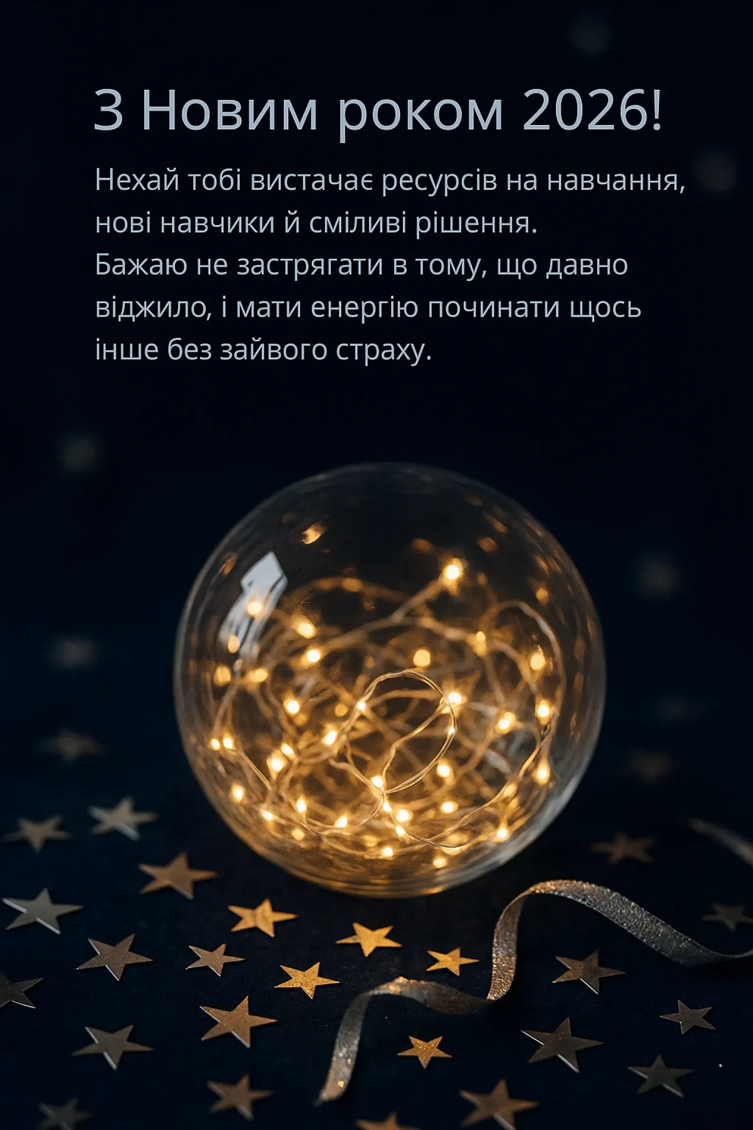 Привітання з Новим роком 2026 своїми словами