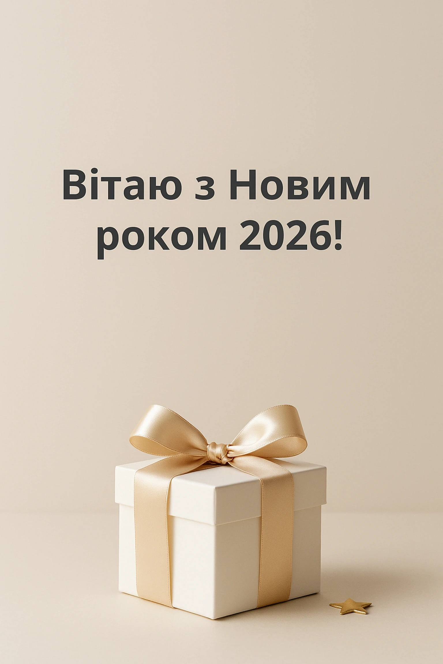 Привітання з Новим роком 2026 своїми словами
