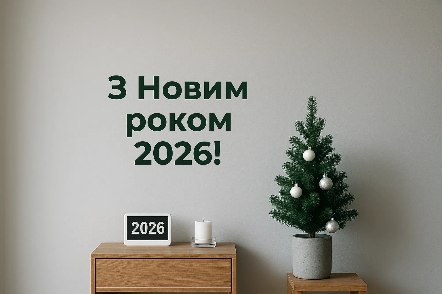 Привітання з Новим роком 2026 своїми словами