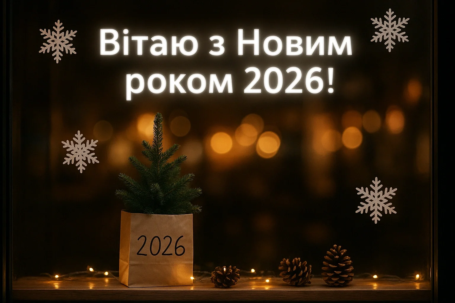 Привітання з Новим роком 2026 своїми словами