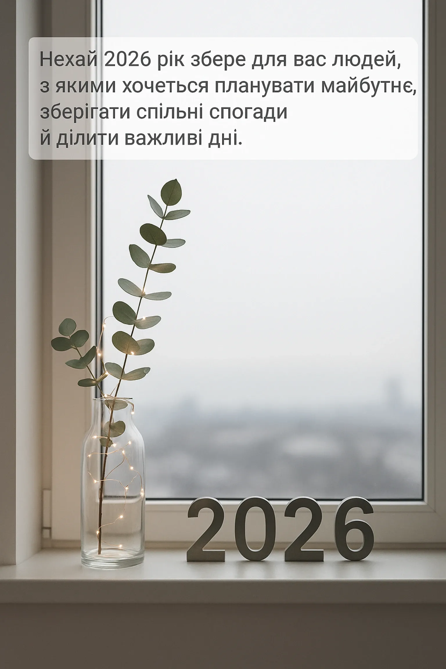 Привітання з Новим роком 2026 своїми словами