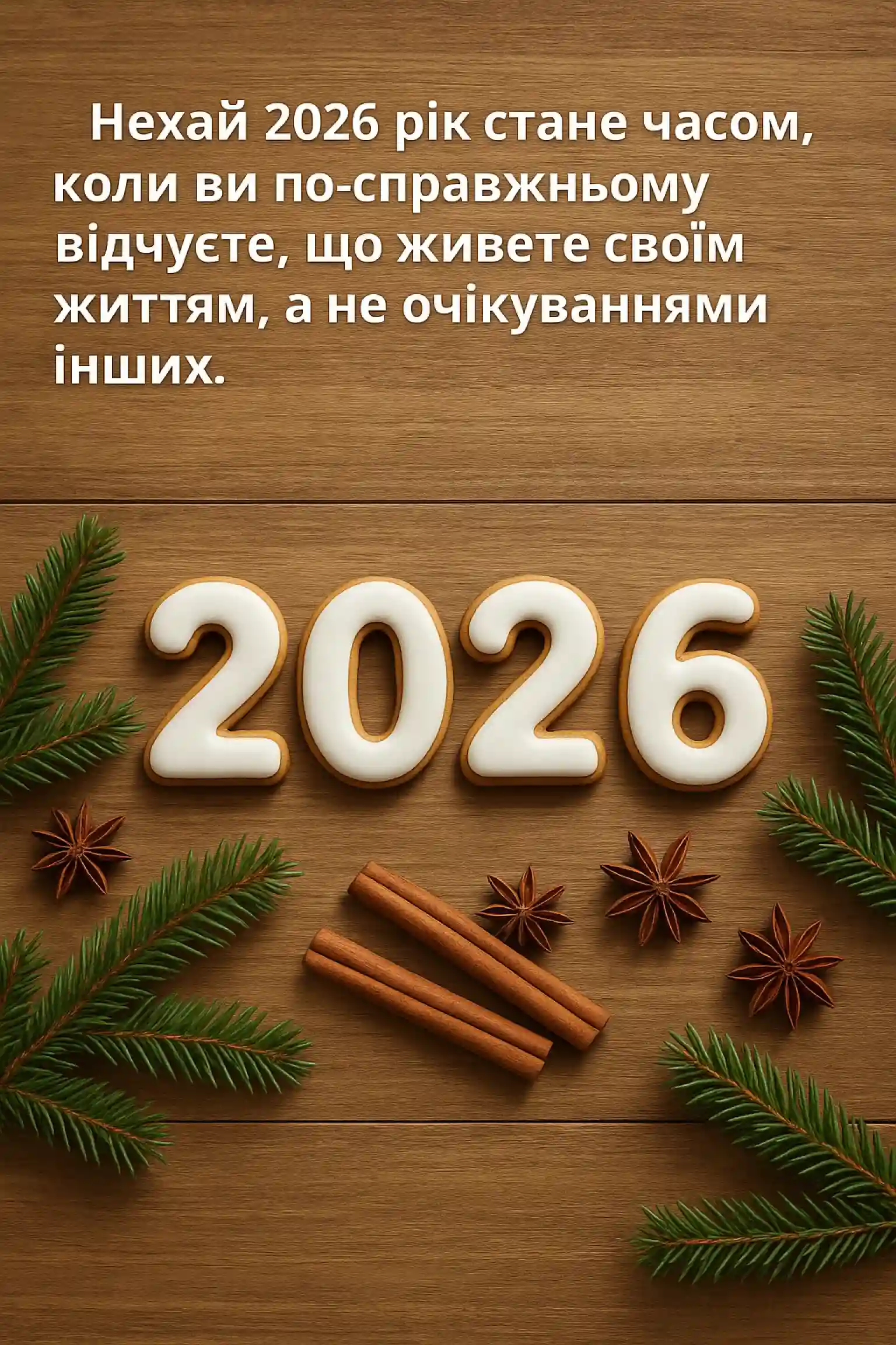 Привітання з Новим роком 2026 своїми словами