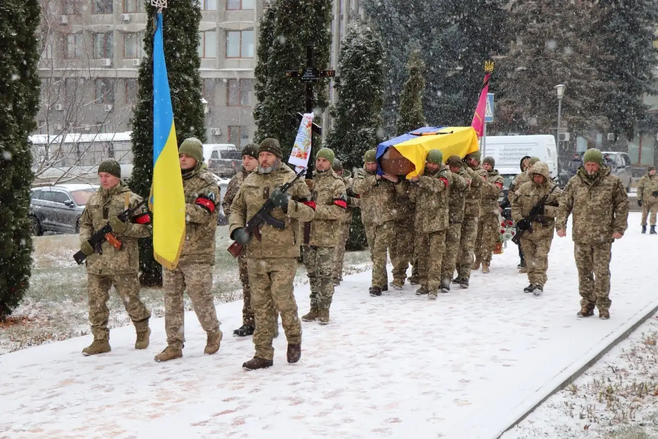 Сумська громада прощається з двома Героями, які віддали життя за Україну