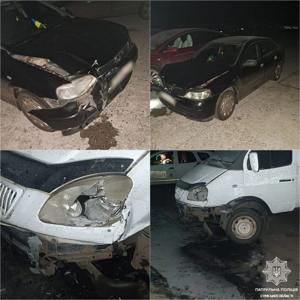 Втекла після зіткнення: у Сумах патрульні розшукали учасницю ДТП