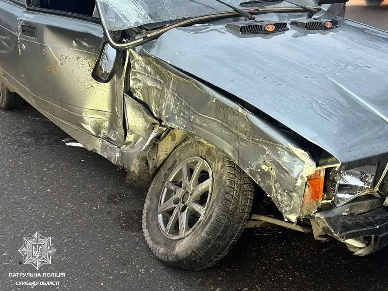 Аварія у Сумах: постраждав водій, винуватець ДТП