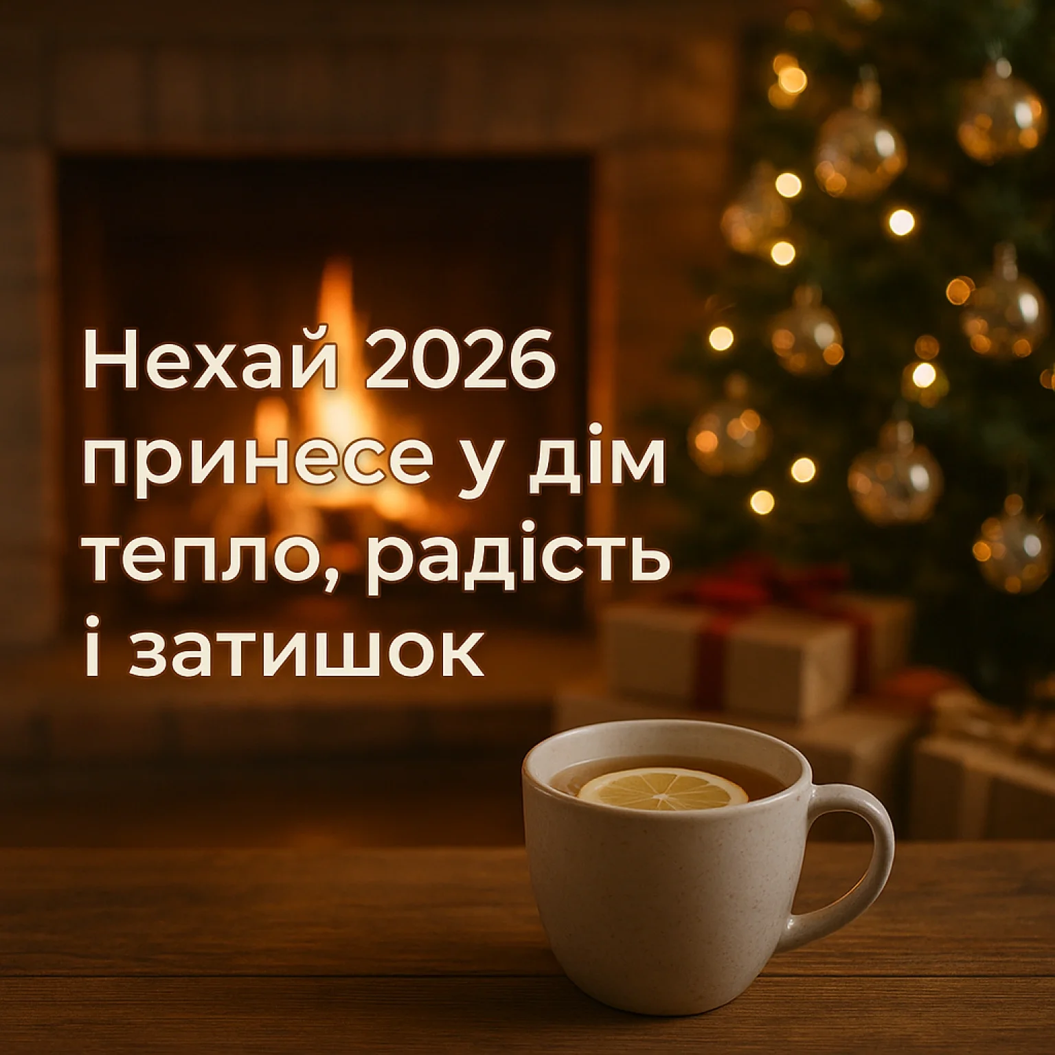 привітання з прийдешнім новим роком 2026