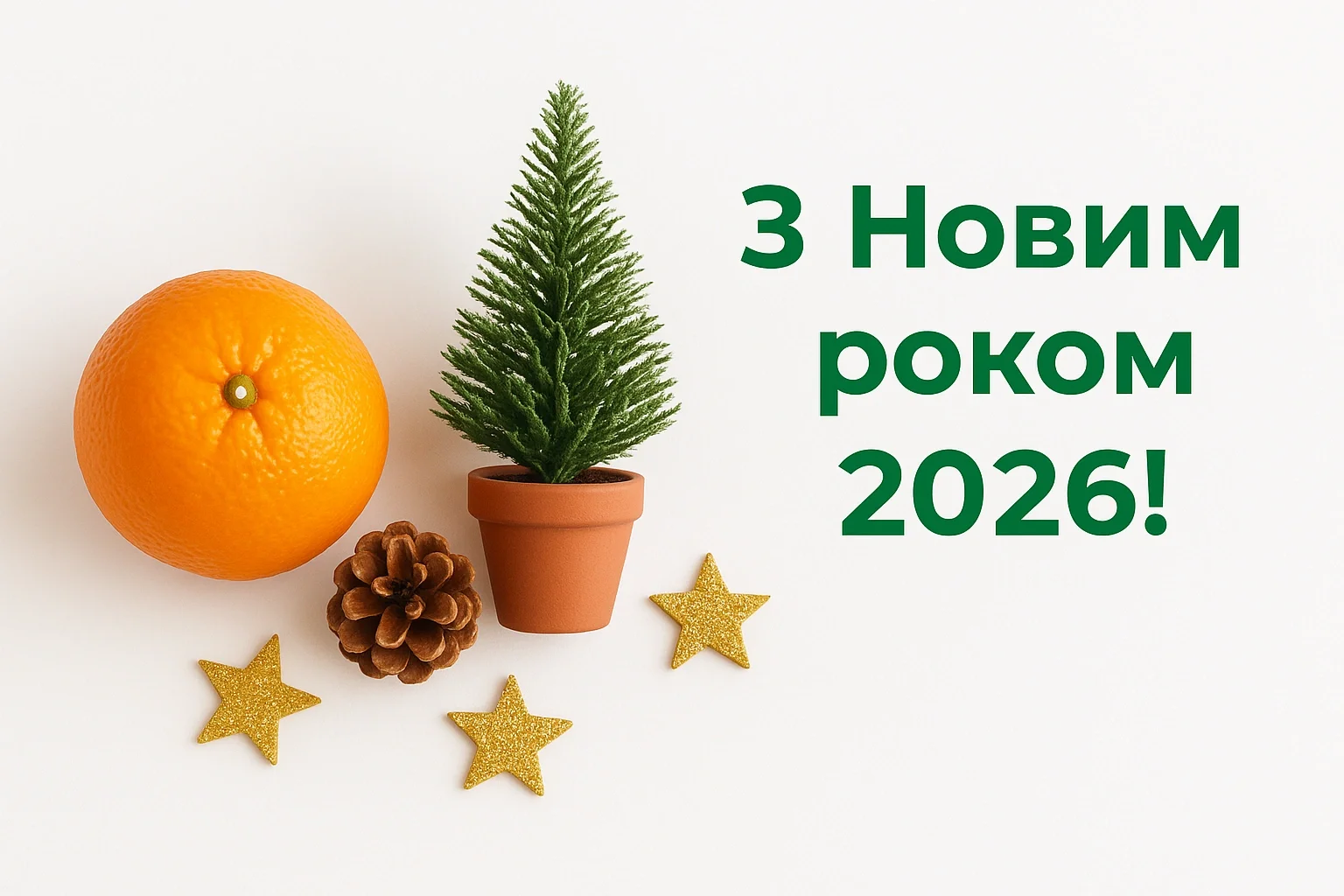 привітання з прийдешнім новим роком 2026
