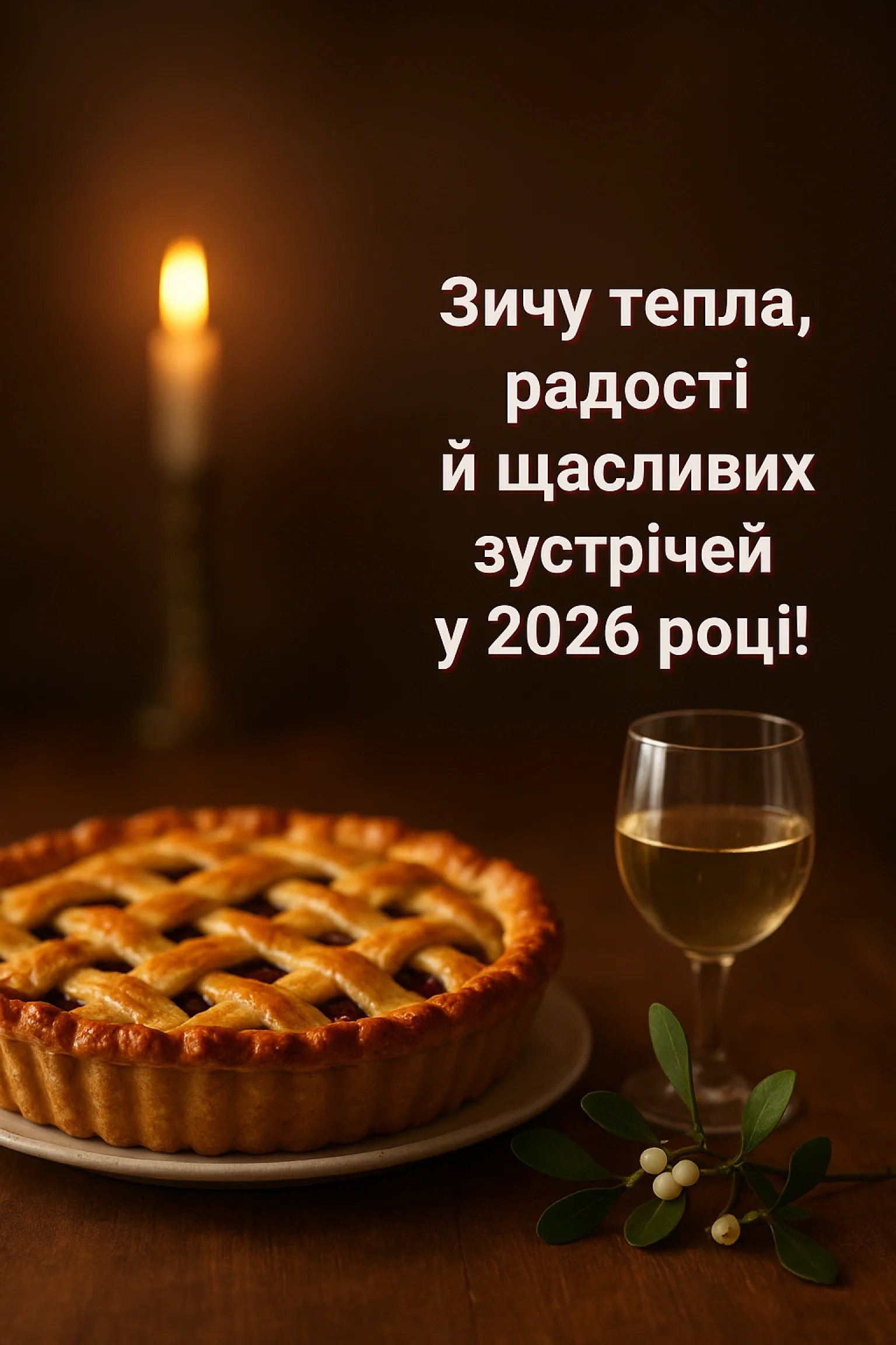 привітання з прийдешнім новим роком 2026