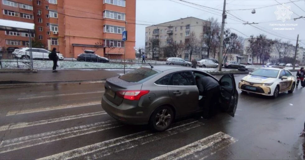 Два пішоходи постраждали в Сумах у результаті ДТП на пішохідних переходах