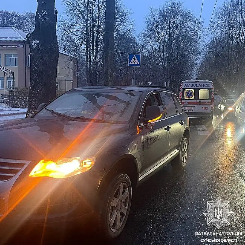 У Сумах на проспекті Свободи автомобіль збив жінку на пішохідному переході