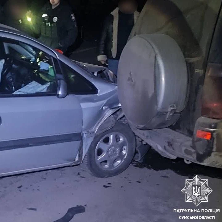 П’яний водій спричинив потрійну ДТП у Сумах