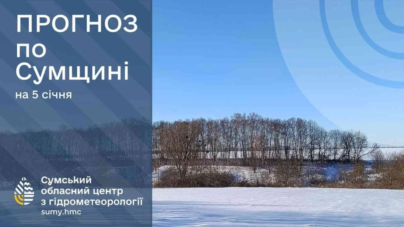 Сумщину чекає погодний маятник: від морозів до відлиги за кілька днів