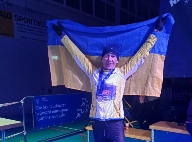 Сумський бігун Сергій Панченко виборов срібло на новорічному марафоні в Цюриху