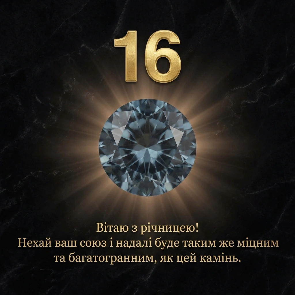 16 років весілля
