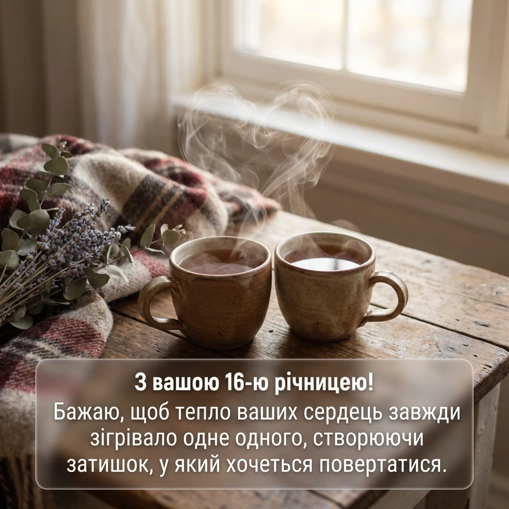 16 років весілля