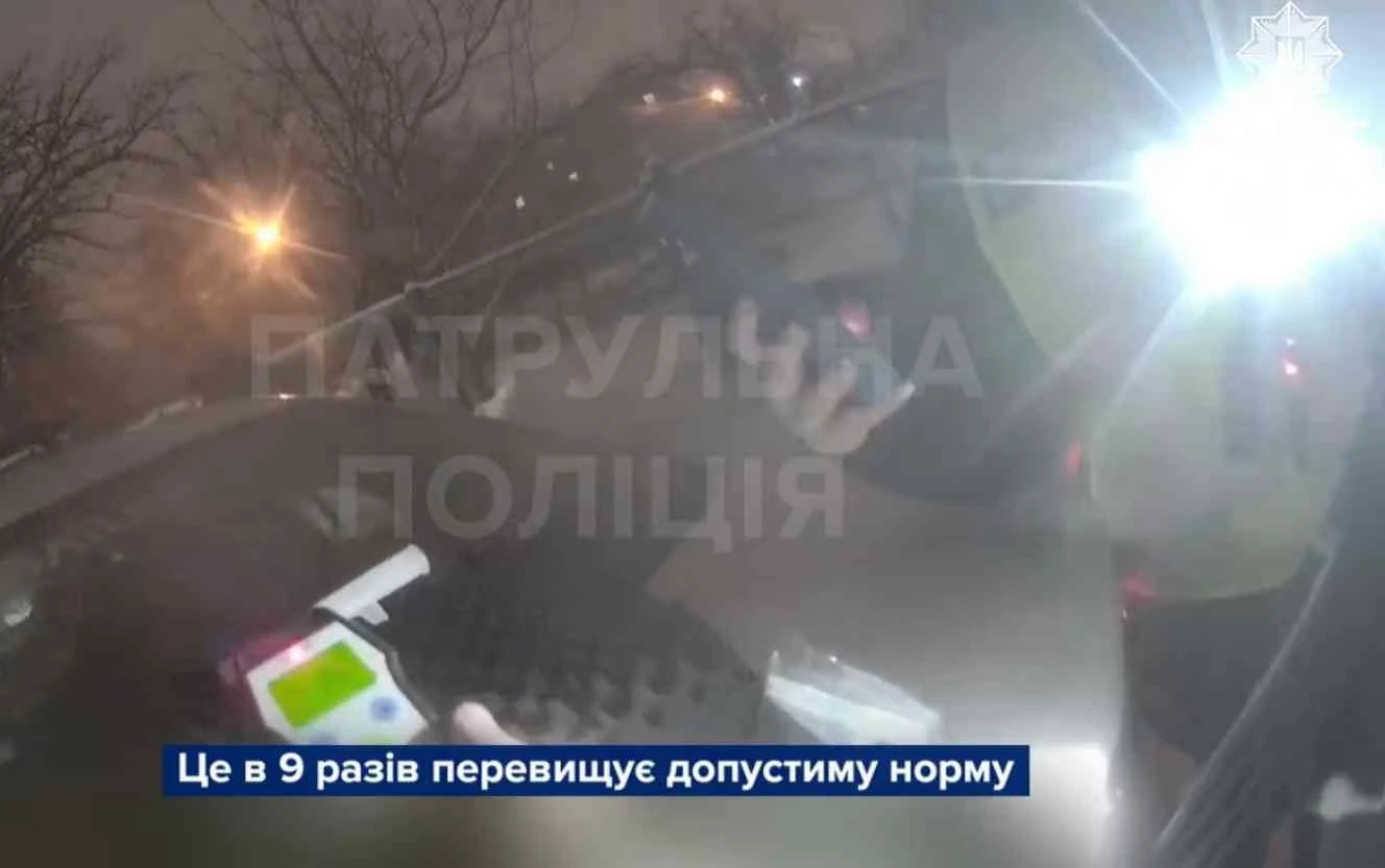 У Сумах п’яний водій спричинив ДТП на вулиці Польській
