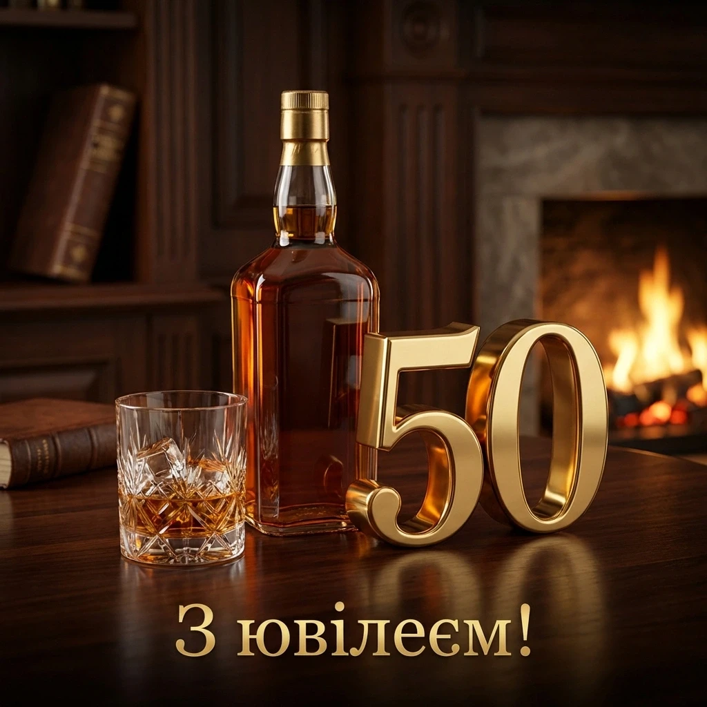 з ювілеєм мужчині 50