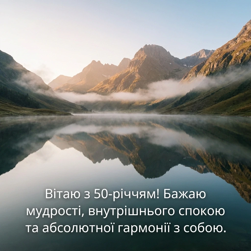 з ювілеєм мужчині 50