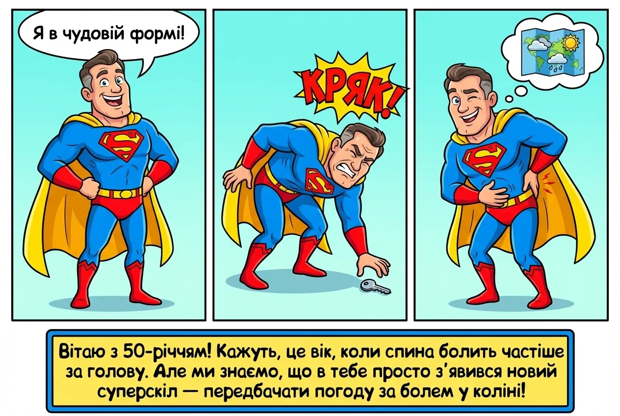 з ювілеєм мужчині 50