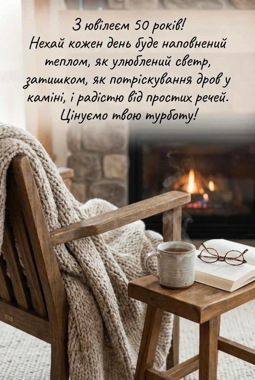 з ювілеєм мужчині 50
