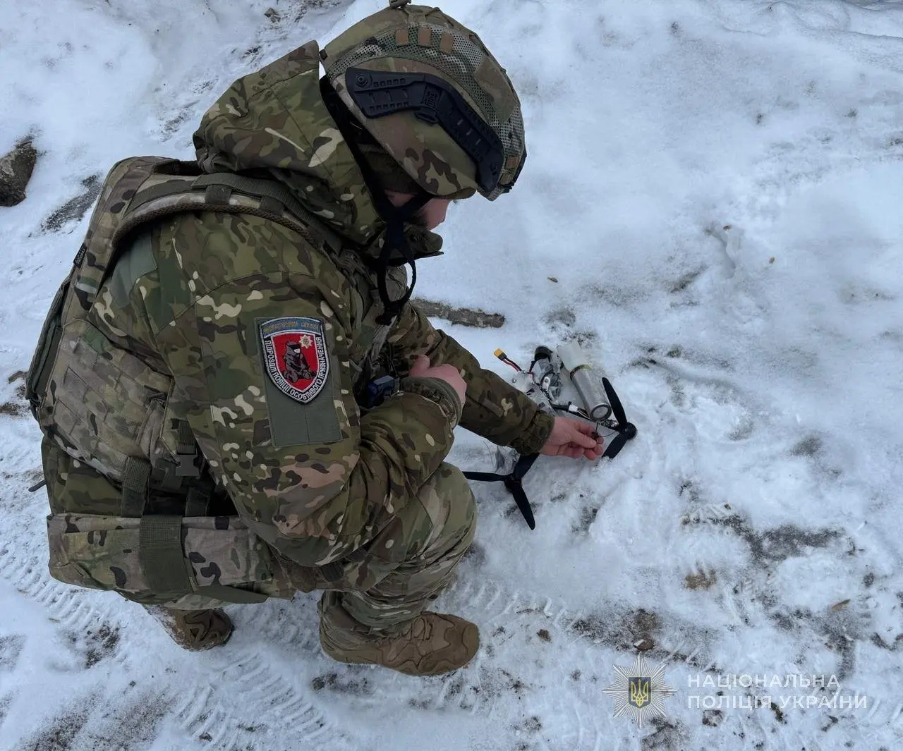 У Сумському районі знешкоджено російський квадрокоптер з боєприпасом
