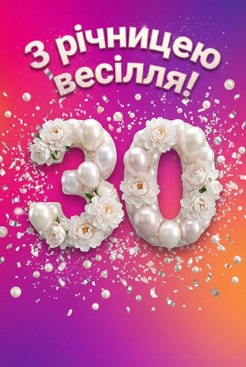30 років весілля