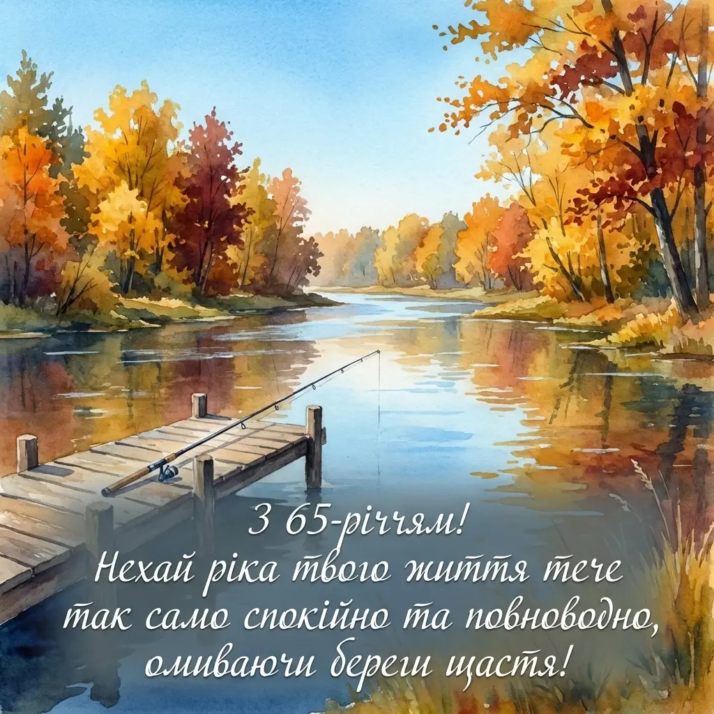 з ювілеєм 65 чоловіку
