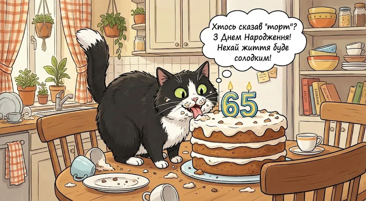 Привітання з ювілеєм на 65 років чоловіку