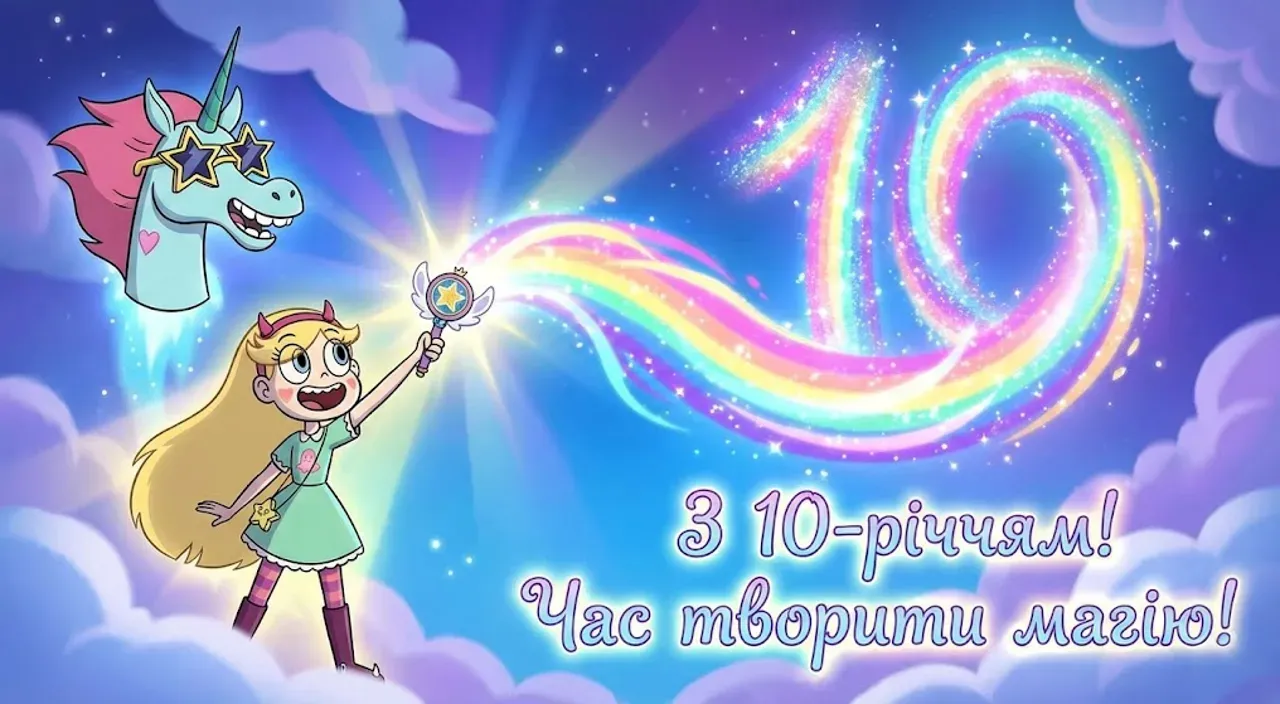 Картинки з днем народження для дівчинки на 10 років