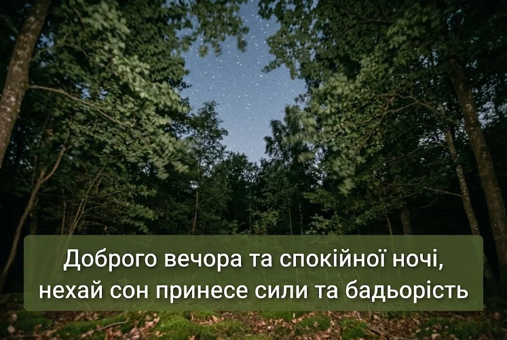 Доброго вечора і спокійної ночі: душевні побажання та найкращі картинки для затишку