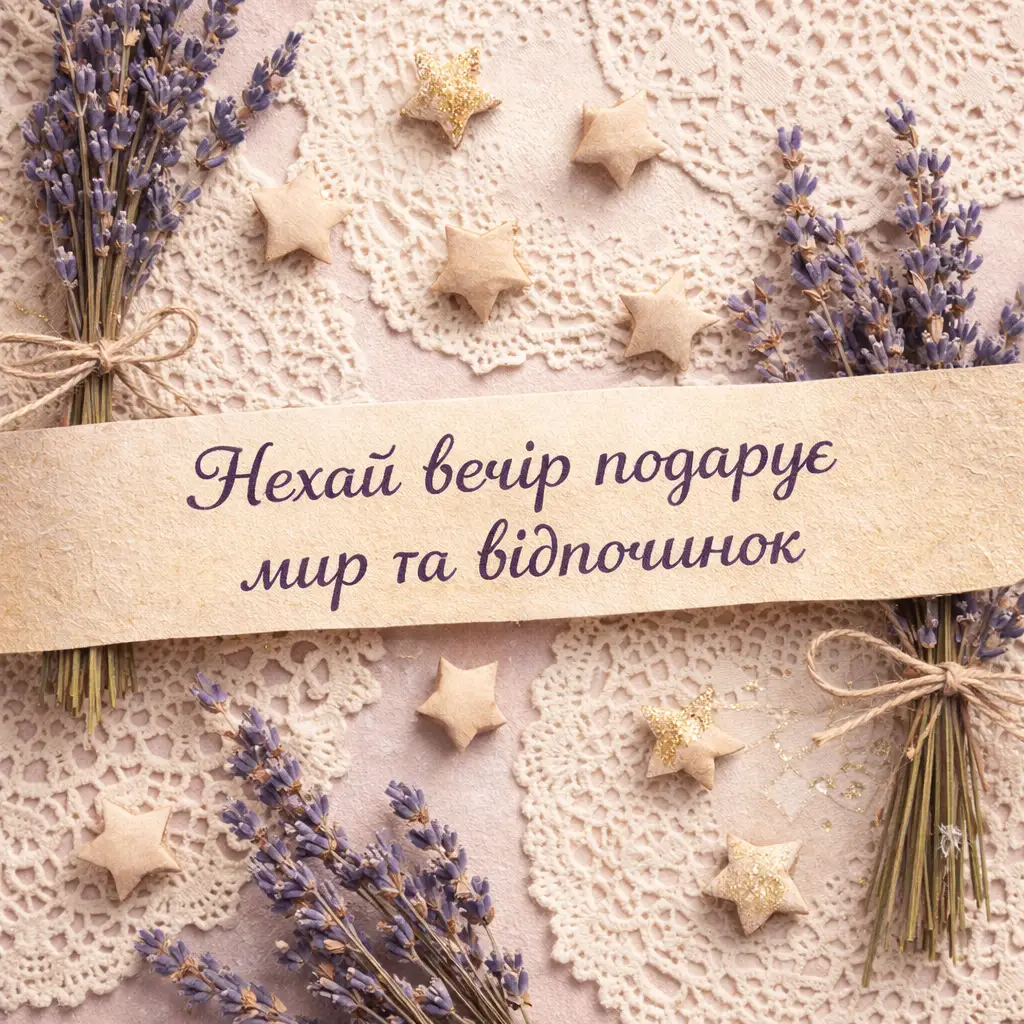 Доброго вечора і спокійної ночі: душевні побажання та найкращі картинки для затишку