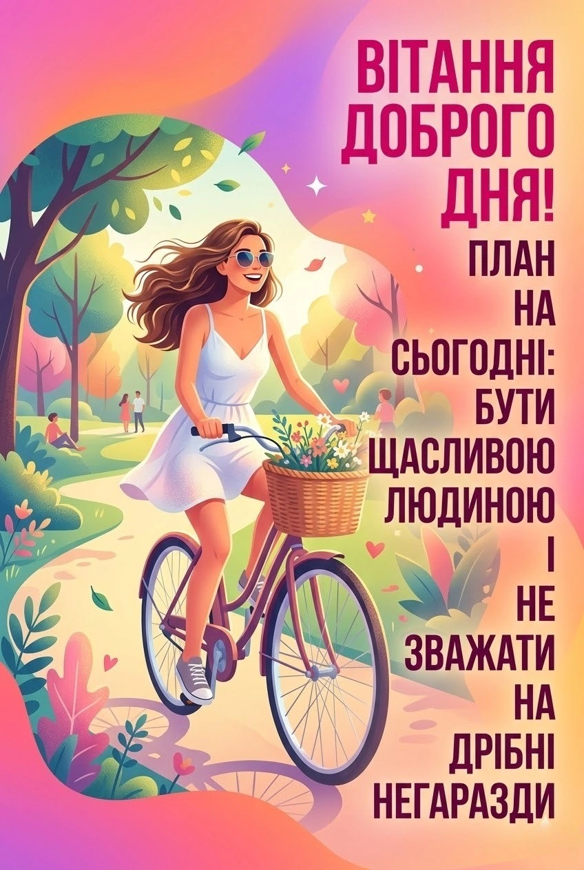 Найкращі вітання доброго дня українською: гарні картинки та душевні листівки