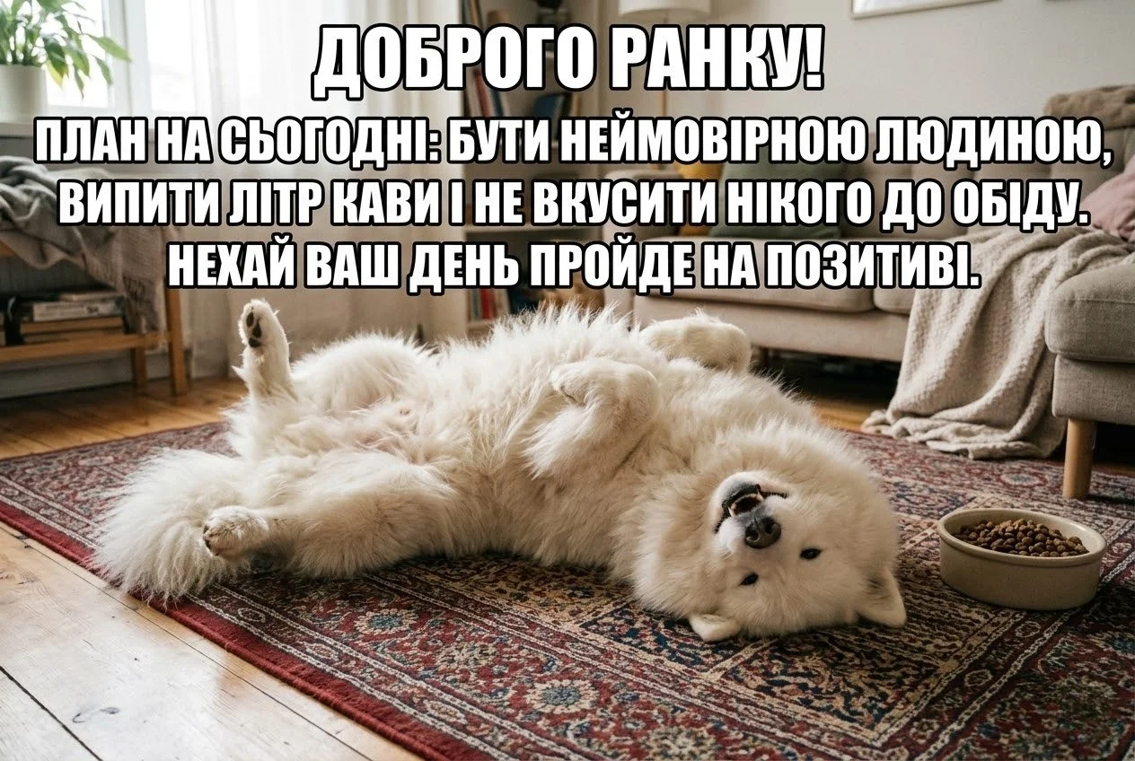 Доброго ранку та чудового дня: картинки з теплими побажаннями для близьких